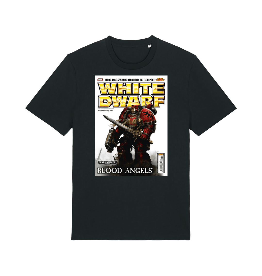 Black Printed T-shirt Front